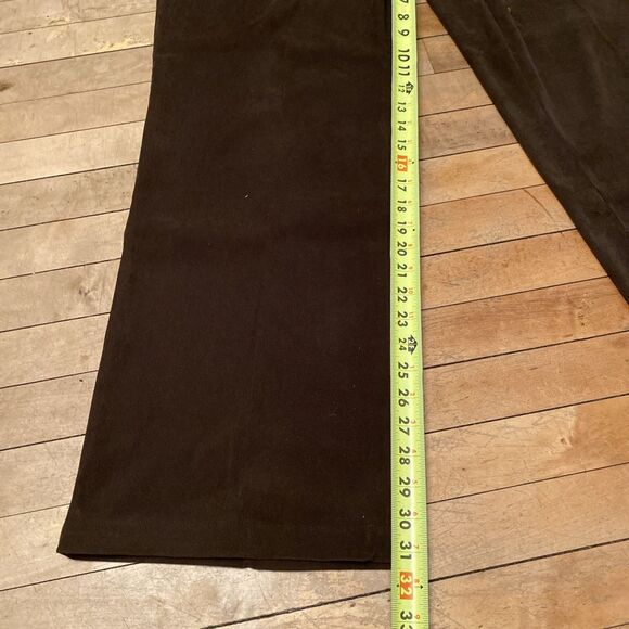 Christopher & Banks Moleskin Pants Women’s Size 16 Stretch Brown NWT Wide Leg - Picture 7 of 12